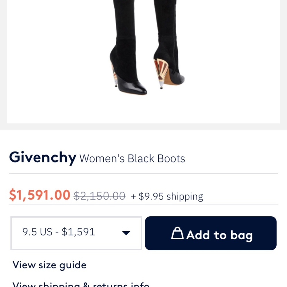 Givenchy Knee High Boot - Picture 5 of 10